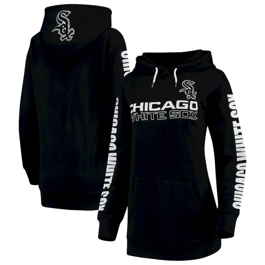 Women Chicago White Sox G III 4Her by Carl Banks Extra Innings Pullover Hoodie Black,We sell and wholesale Women Chicago White Sox G III 4Her by Carl Banks Extra Innings Pullover Hoodie Black on line form chian!